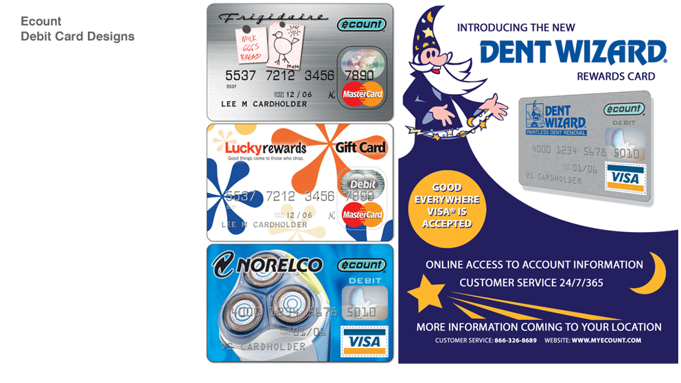 Ecount Debit Card Designs