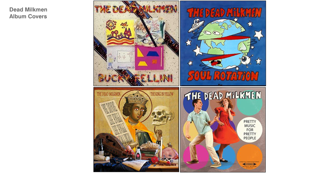 Dead Milkmen Album Covers